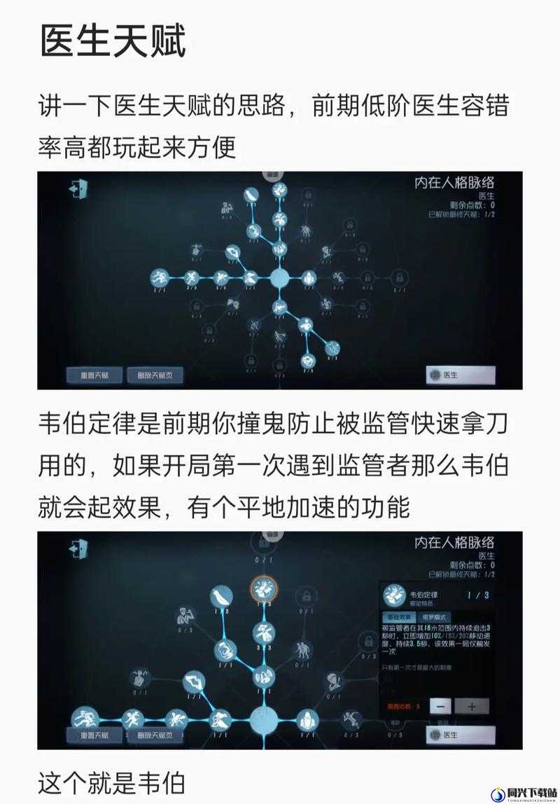 第五人格医生天赋怎么加点？医生天赋加点推荐攻略